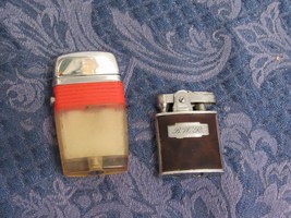 Vintage Ronson Princess Lighter &amp; Vu Lighter Sparkle  - £15.88 GBP
