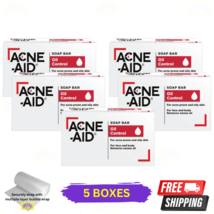 5X Acne-Aid Face and Body Soap Bar 100g Oil Control For Acne Prone and Oily Skin - £42.33 GBP