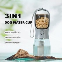 Pet Dog Fresh cold Water Drinking cup food Garbage Bags Three-in-one Por... - £15.09 GBP