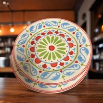 Dover &amp; York 2- Dinner Plates Mediterranean Style Vintage Ceramic Dinnerware - £21.90 GBP