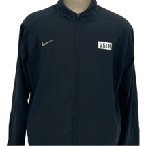 Nike Mens VSLR Black Zip Up Running Windbreaker Jacket Size XL Lightweight - $59.39