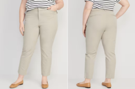 Old Navy Women&#39;s High Rise Pixie Ankle Pants Mocha Taffy Size 26 - New W... - $19.99