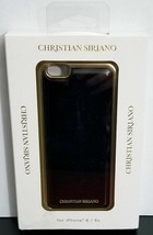 NEW Christian Siriano iPhone 6/6s Designer Cell Phone Case BLACK/GOLD cool gloss - £4.47 GBP