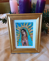Lady of Guadalupe Gold Framed Print - £10.24 GBP