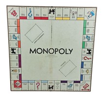 Monopoly Game Replacement Board Only 1935 1946 Parker Brothers Vintage USA - £11.76 GBP