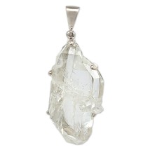 Faden Quartz Crystal Pendant Necklace by Stones Desire - $198.55