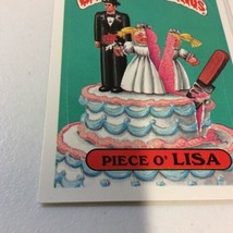 Garbage Pail Kids 1987 Piece O&#39; Lisa #323a and Wedding Bella #323b Topps... - £7.82 GBP
