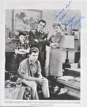 Leave It To Beaver Cast Signed Photo X3 - B Billingsley, J Mathers, T Dow w/coa - £142.66 GBP