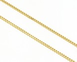 2.3mm Unisex Chain 14kt Yellow Gold 392184 - £320.68 GBP