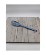 Vintage Foley #1 Country Blue Nylon Plastic Slotted Spoon 11&quot; - £7.20 GBP