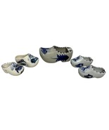 Vintage Delft Blue Hand Painted Porcelain Miniature Shoes Windmill Lot of 5 - €12,38 EUR