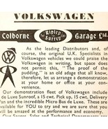 1954 Colborne &amp; Sons Ltd Volkswagen Dealer Advertisement Automobilia E89G1 - $27.34 CAD