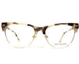 Di Valdi Eyeglasses Frames DVO 8073 COL 10 Clear Pink Tortoise Gold 52-1... - $46.53