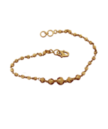 22cts stamp magnificent gold 17.5cm slap bracelets cousin wife girls&#39; je... - €844,11 EUR