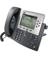 Cisco 7960 IP VOIP PoE Business Office Phone- w/stand &amp; Adapter, Gray TE... - €30,75 EUR