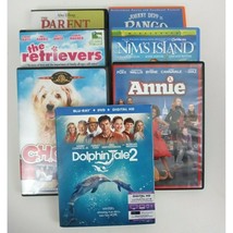 Lot of 7 Family &amp; Kids DVD Movies: Rango, Parent Trap, Annie, More Titles Below - £11.45 GBP