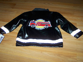 Size 24 Months Boyz Wear by Nannette Black Fireman Fire Chief Jacket Coat New - £23.46 GBP