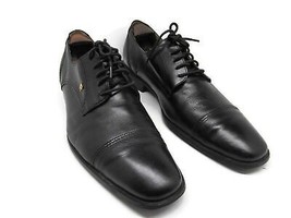 Pierre Cardin Paris Black Cap Toe Derby Shoes  Mens Size US 10.5 M EUR 42 - £22.67 GBP