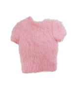 VTG 1982 Barbie Jeans Fashions Pink Fuzzy Tshirt Top 5315 80s - $5.99