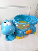 Fisher-Price Go Baby Go! Poppity Pop Musical Dino blue dinosaur toy NO B... - $16.00
