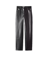 WILFRED Aritzia Vegan Leather Ankle Pants In Black size 4 - $27.72