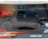 Jada - 24075 - Fast &amp; Furious - Agency SUV - Scale 1:32 - Matt Black - $15.95