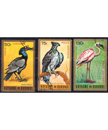 BURUNDI  Very Fine Used Stamps Set &quot; BIRDS &quot; - £0.85 GBP