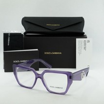 DOLCE&amp;GABBANA DG3373 3407 Fleur Purple 55mm Eyeglasses New Authentic - $139.29