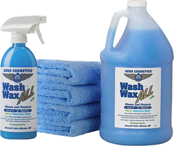 Car Wash Wax Kit Waterless Home Office School Garage Parking Lots 144 oz NEW - £46.08 GBP