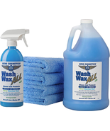 Car Wash Wax Kit Waterless Home Office School Garage Parking Lots 144 oz... - £45.34 GBP