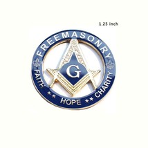 Scottish Rite Masonic Lapel Pin 32nd Degree Freemasonry Faith Star Hope ... - £14.08 GBP