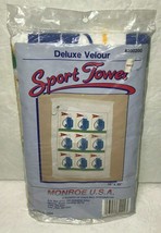 Golf Towel Vintage NOS Sealed Deluxe Velour Sport Towel 16&quot; x 25&quot; Made i... - $169.61 MXN