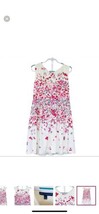 RSVP by Talbots Dress  Women&#39;s Size 2P  Pleated Rose Garden Fit &amp; Flare - £26.90 GBP