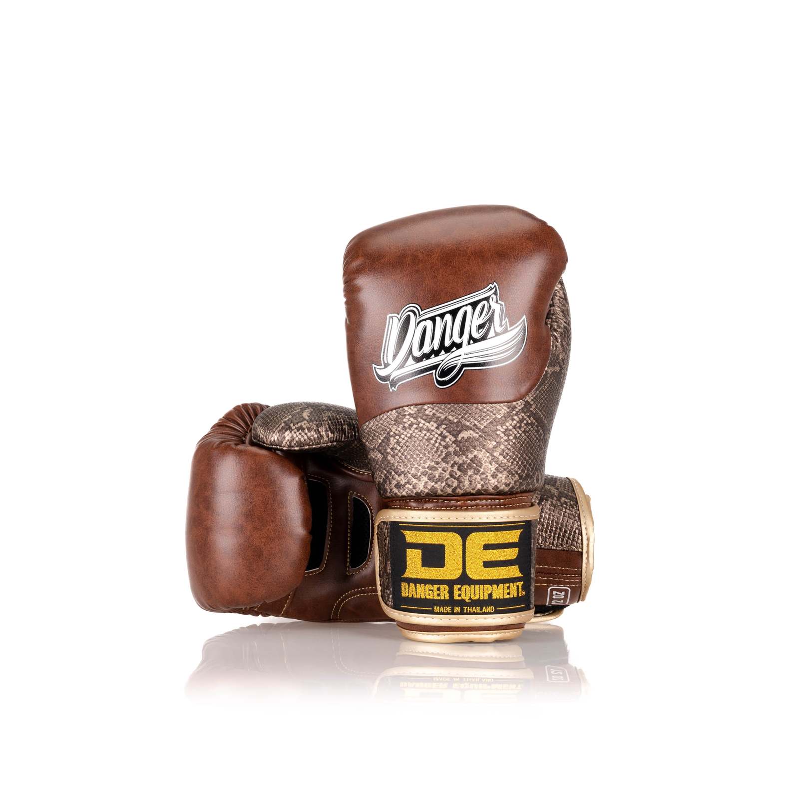 Danger Equipment Deluxe Leather Muay Thai Gloves