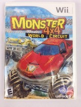 Monster 4X4 World Circuit Nintendo Wii Game Booklet Disc &amp; Case - £2.87 GBP
