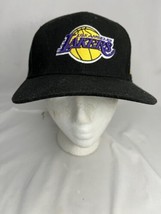 Los Angeles LA Lakers New Era 9Forty Hat Cap Strapback Adjustable Black - £9.29 GBP