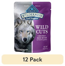 (12 pack) Wilderness Wet Dog Food, Chunky Beef Bites in Hearty Gravy - $31.07