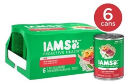 Iams Proactive Health Adult Lamb and Rice Pate Wet Dog Food, 13 oz. - 6 ... - $29.48