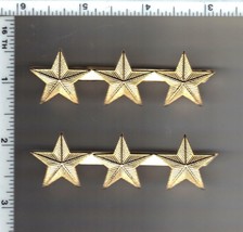 New York City Police  3-Star Bureau Chief Epaulet Brass  1-inch corrugat... - $562.19 MXN
