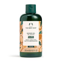 The Body Shop Vegan Wild Argan Nutty &amp; Refreshing Shower Gel All Type Skin 250ml - £21.45 GBP