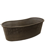 Contour, Kidney Shaped 17&quot; Aquatic Pond Plant Basket Planting Pot Slotte... - $23.71