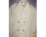 USGI U.S. MILITARY USMC MANS TAN OVERCOAT/TRENCHCOAT WITHOUT LINER 36 SHORT - $31.31