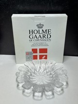 Holmegaard Copenhagen glass multi bowl sidse warner flower petal dish NEW w BOX - £23.74 GBP