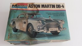  Monogram Model Kit Aston Martin DB - 4 Copyright 1978 Vintage - $48.00
