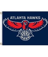 Atlanta Hawks Atlanta City Skyline Flag 3X5Ft Polyester Banner USA Digital Print - $20.00