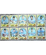 Lot of 10 HOUSTON OILERS 1970 Topps Football Cards -Bethea RC, Levias RC... - $22.49