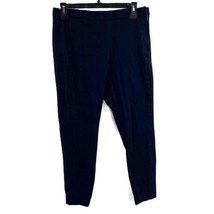 Banana Republic Navy Blue Devon Tapered Leg Slim Fit Office Pants Womens Size 10 - £20.88 GBP