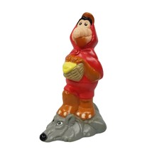 Vintage ALF Figure Toy Red Riding Hood Wendy&#39;s Fast Food 1990 Alien Prod... - £10.11 GBP