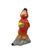 Vintage ALF Figure Toy Red Riding Hood Wendy&#39;s Fast Food 1990 Alien Prod... - £10.17 GBP