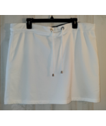 EXCELLENT WOMENS Tommy Bahama SPA WHITE PULL ON KNIT SKIRT  SIZE XL (16) - $648.73 MXN